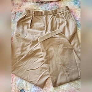 Polo Ralph Lauren Chino Pants Men’s 36x34 Actual 34x29 Khaki Tan Cotton Pleated